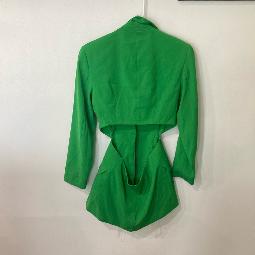 Cut out back blazer/dress